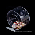 Round Acrylic Bird Food Box With Suction Cup